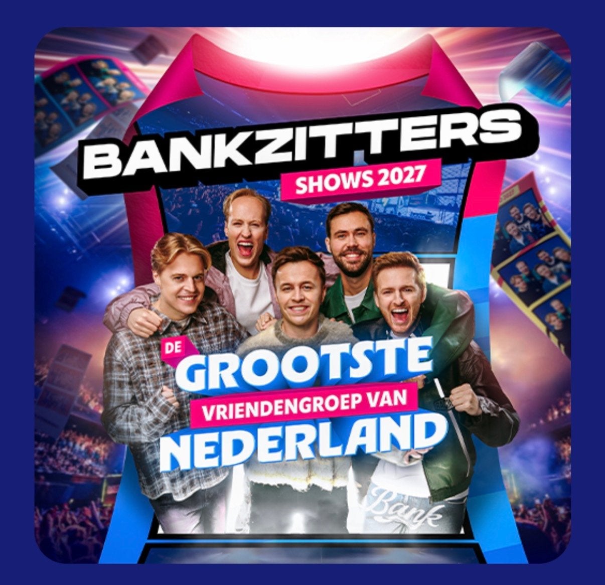 Bankzitters 07-02-2027 Ring 1 Best seats, Twee personen, Februari