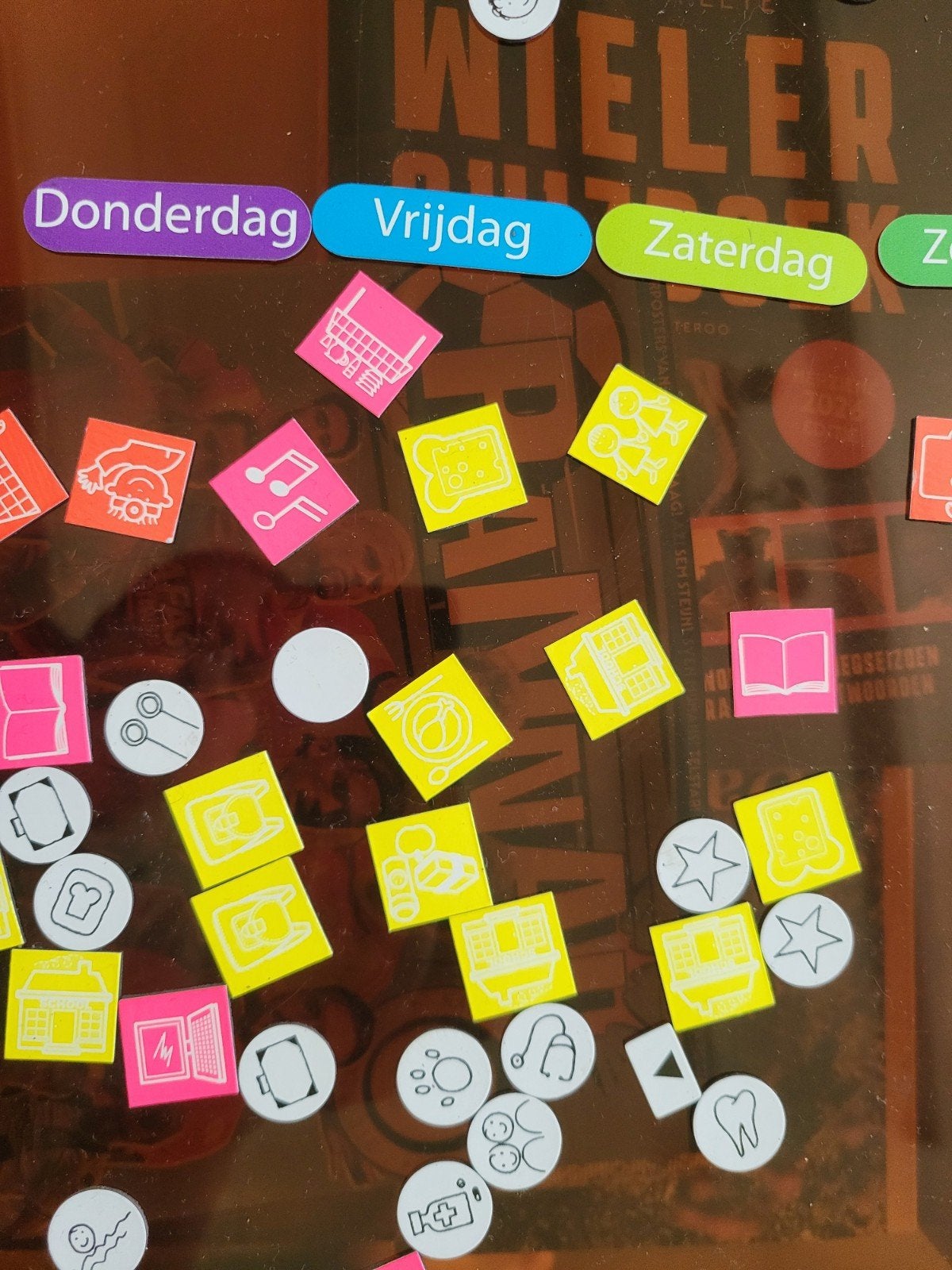 Magneetjes voor planbord, Overige thema's, Meerkleurig, Ophalen of Verzenden, Kunststof
