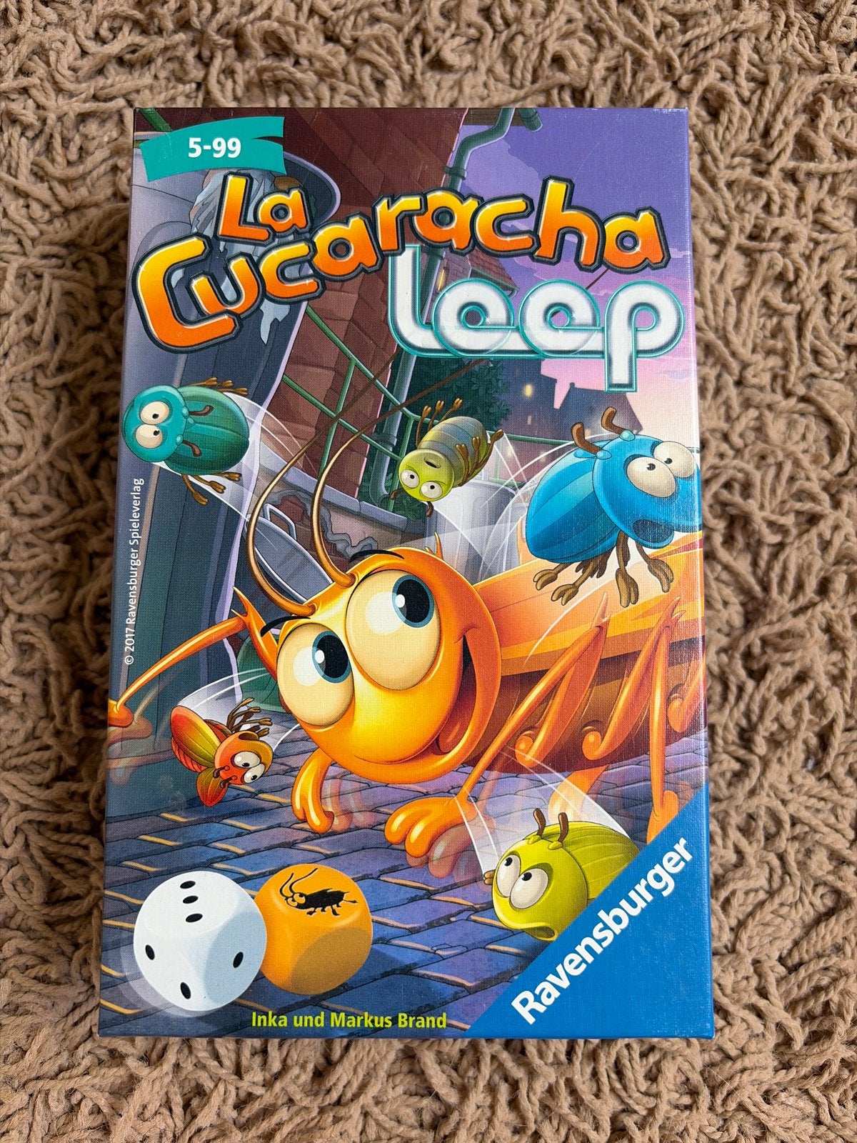 La Cucaracha Loop - Ravensburger bordspel zo goed als nieuw, Een of twee spelers, Ophalen of Verzenden, Gebruikt