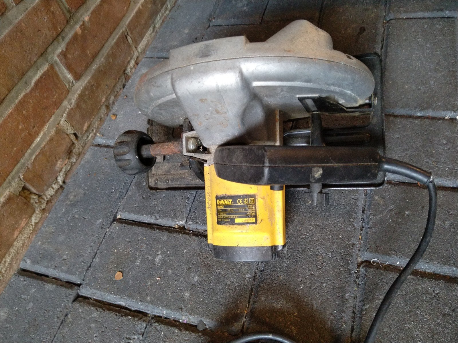 DeWalt DW62 cirkelzaag – 1150W – 62mm, Gebruikt, Cirkelzaag, Ophalen of Verzenden, Dewalt