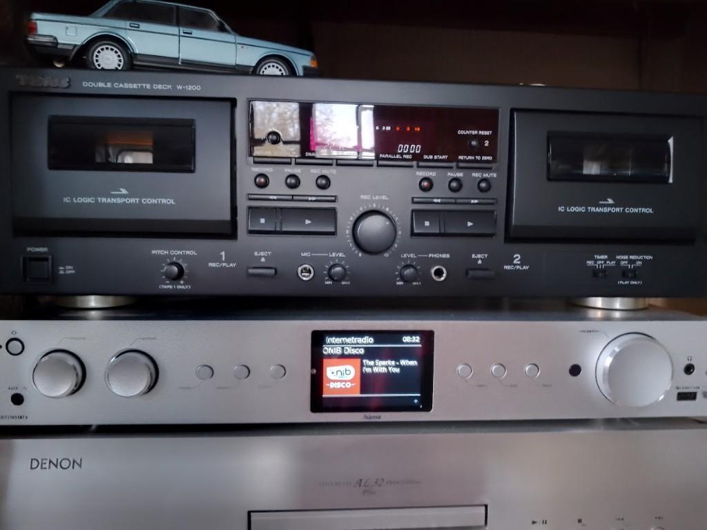 teac w 1200 cassette deck, Verzenden, Dubbel, Overige merken, Tiptoetsen