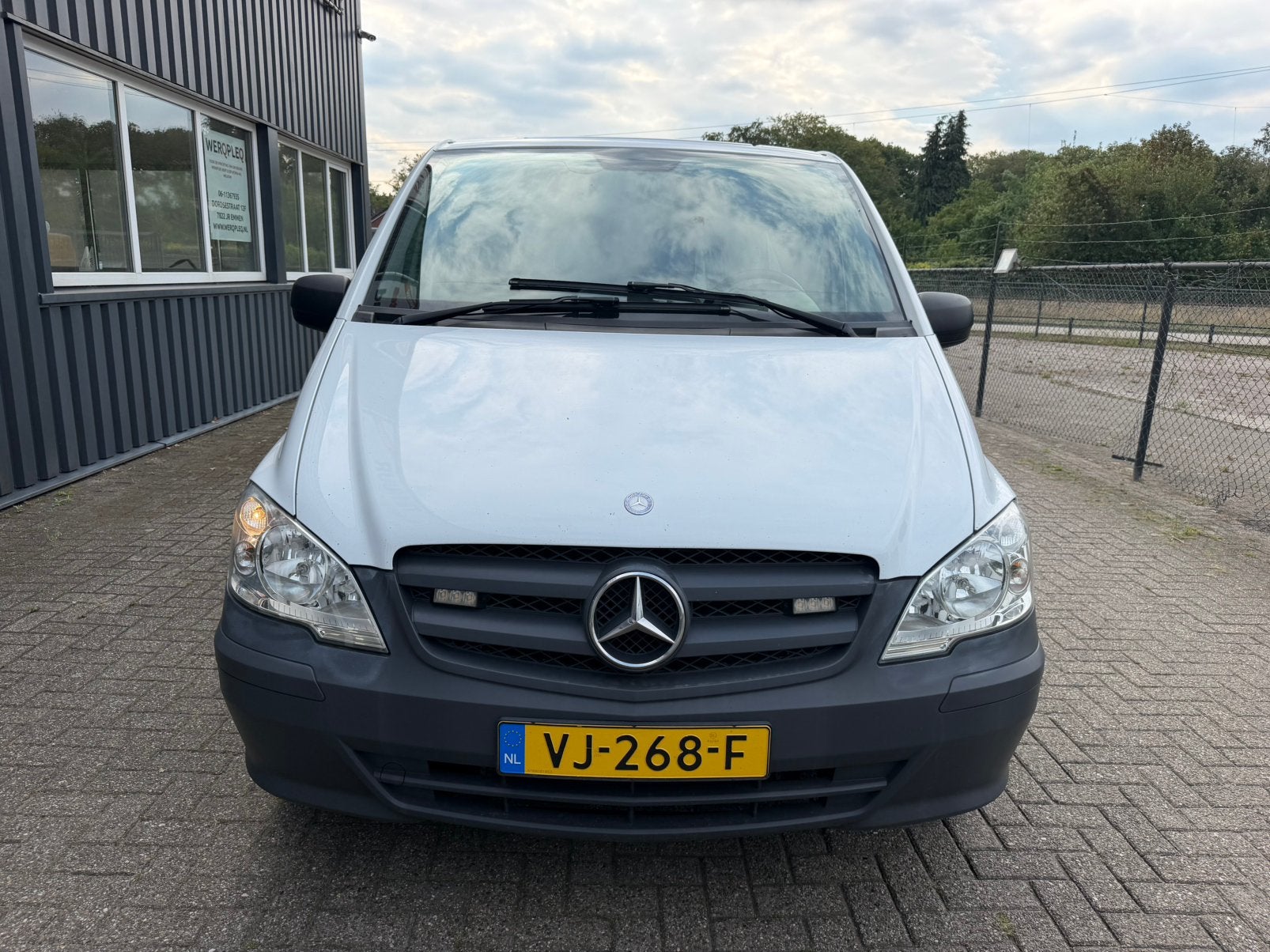 Mercedes-Benz Vito 2.1 CDI 100KW 2014 LANG AUTOMAAT AIRCO, Auto's, Euro 5, Zwart, 4 cilinders, Wit