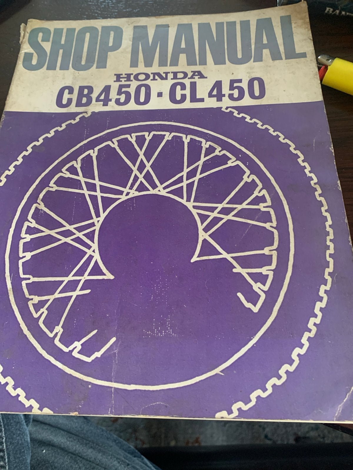 Honda CB450 CL450 Shop Manual - Werkplaatshandboek, Ophalen of Verzenden, Honda