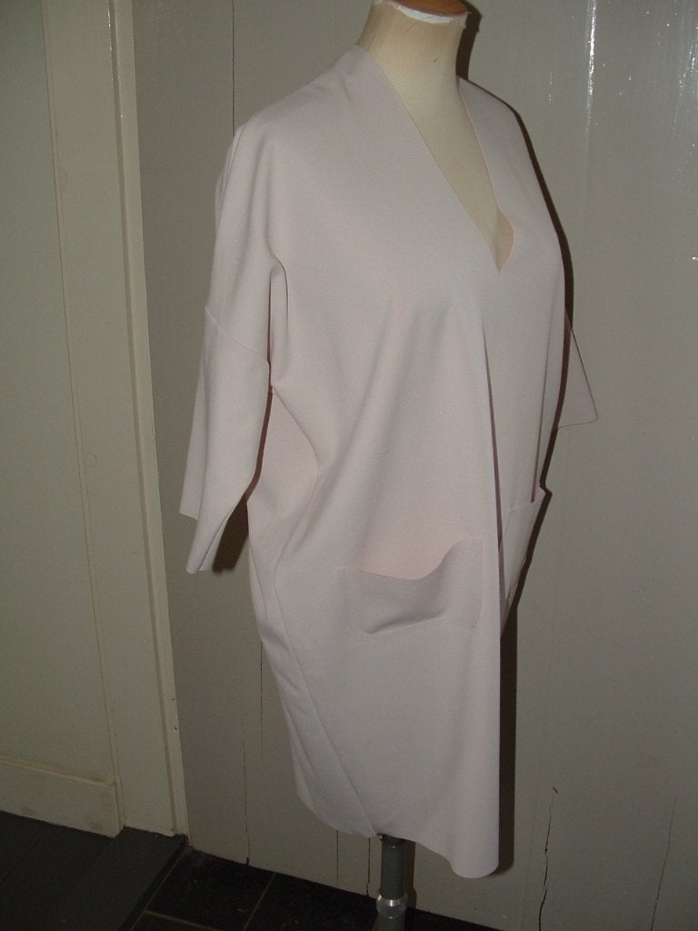 Rinascimento lichtroze (nude) korte jurk / tuniek maat S, Rinascimento, Ophalen of Verzenden, Zo goed als nieuw, Roze