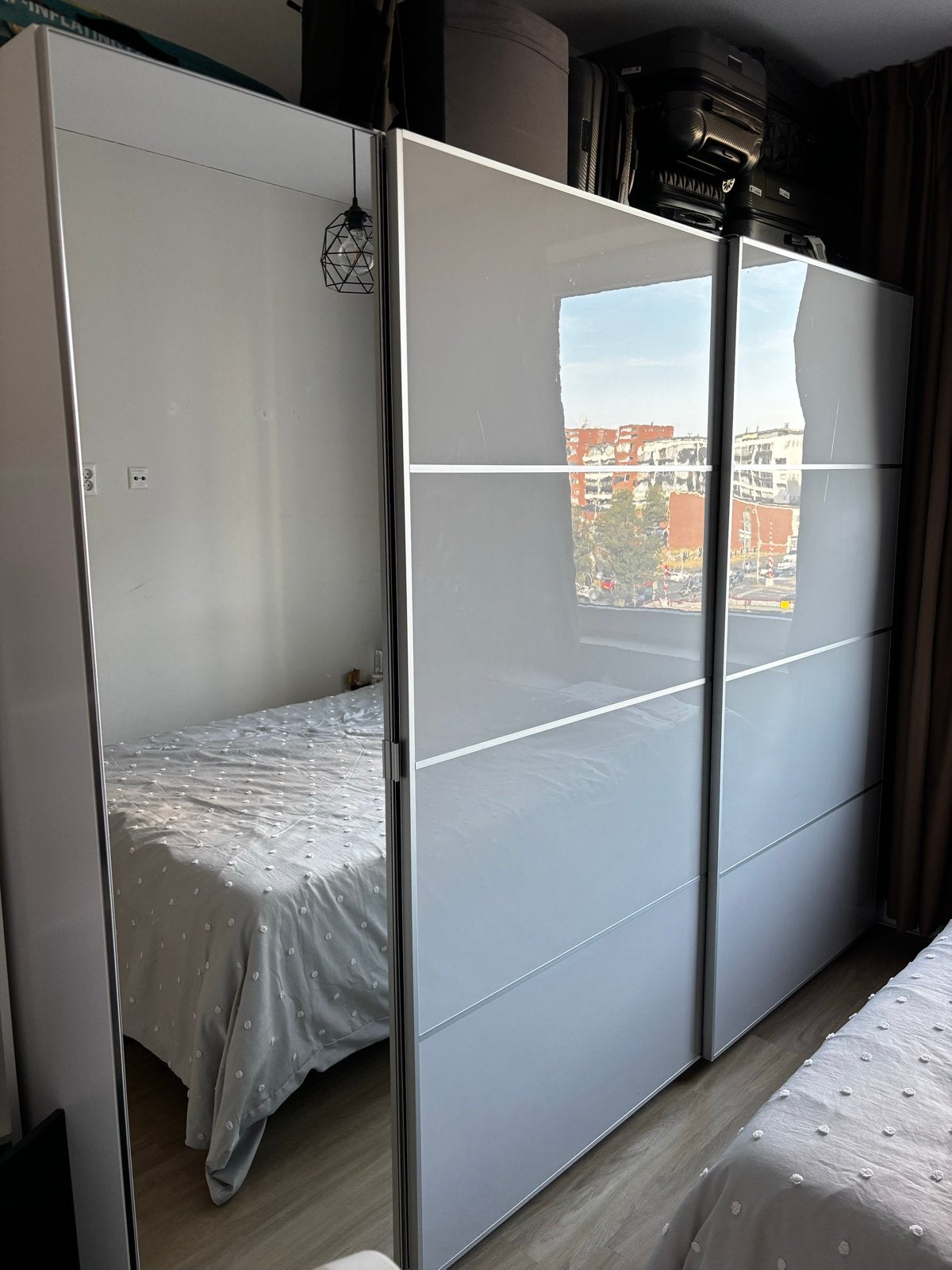 IKEA PAX Kledingkast met schuifdeuren (250x60x201 cm), Huis en Inrichting, Kasten | Kledingkasten, Ophalen, 200 cm of meer, Zo goed als nieuw