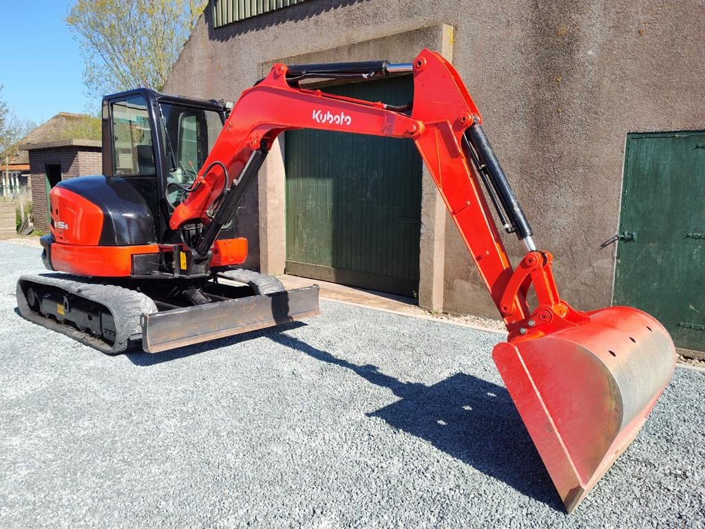 Kubota KX155-5 Minigraver - Marge, Zakelijke goederen, Machines en Bouw | Kranen en Graafmachines, Ophalen, Graafmachine