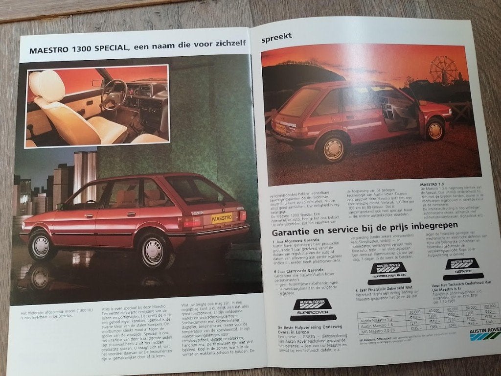 Austin / MG Maestro autofolder, Ophalen of Verzenden, Nieuw, Overige merken