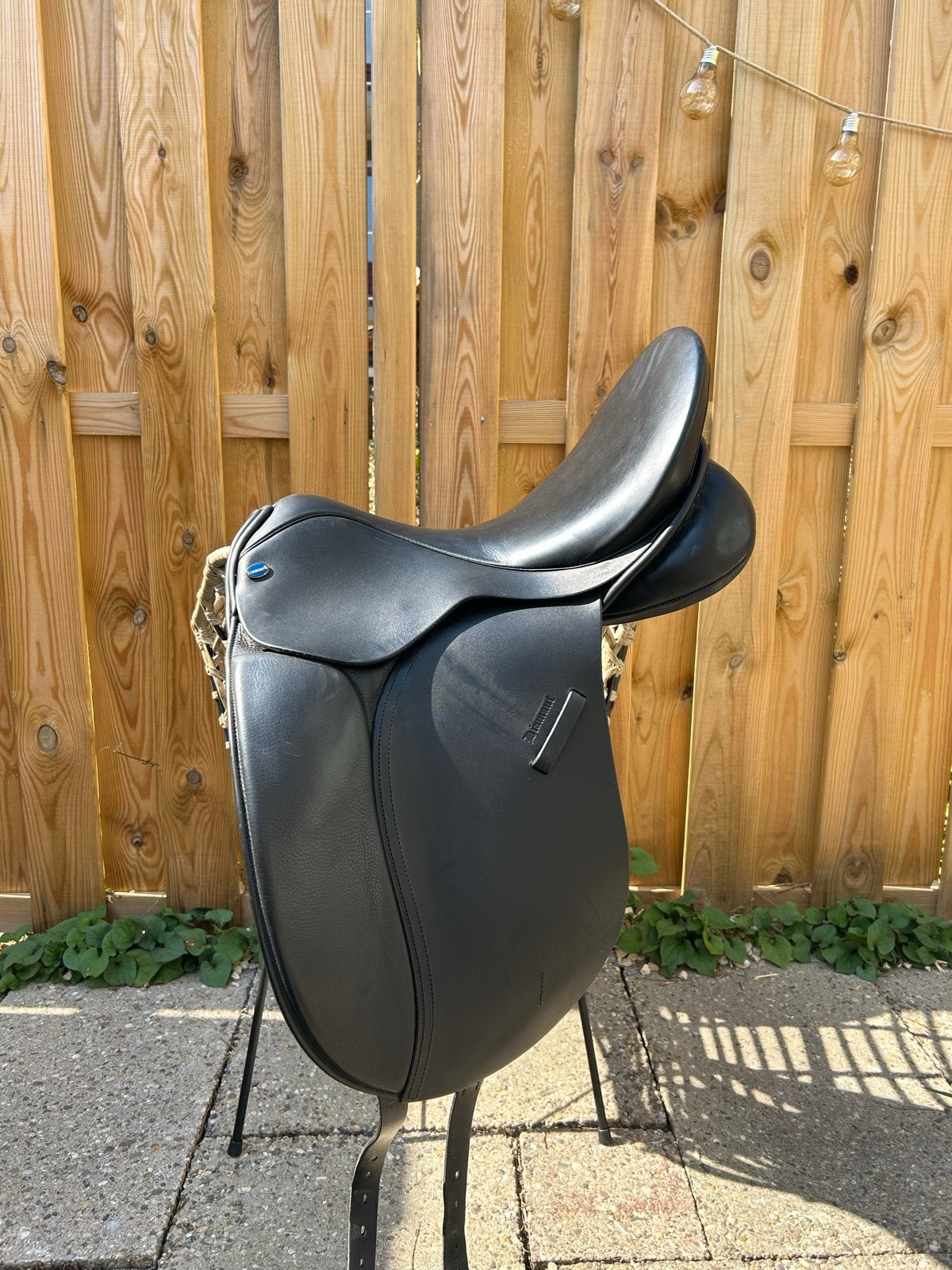 Nieuw Euroriding Diamant dressuurzadel 17,5 weinig gebruikt, L (17.5 inch), Dressuur, Wijd, Ophalen of Verzenden