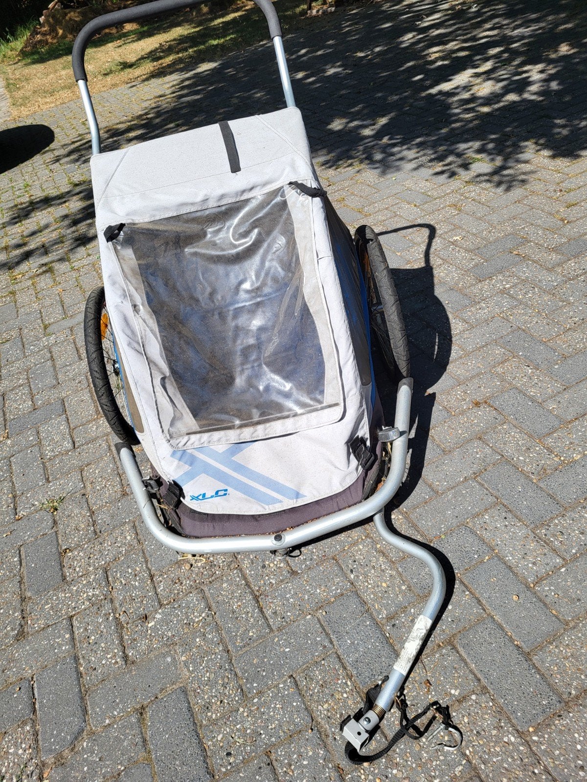 XLC Duo Kinderkar/Hondenkar - Veelzijdig en Opvouwbaar, Ophalen, Gebruikt, Opvouwbaar, Kinderkar