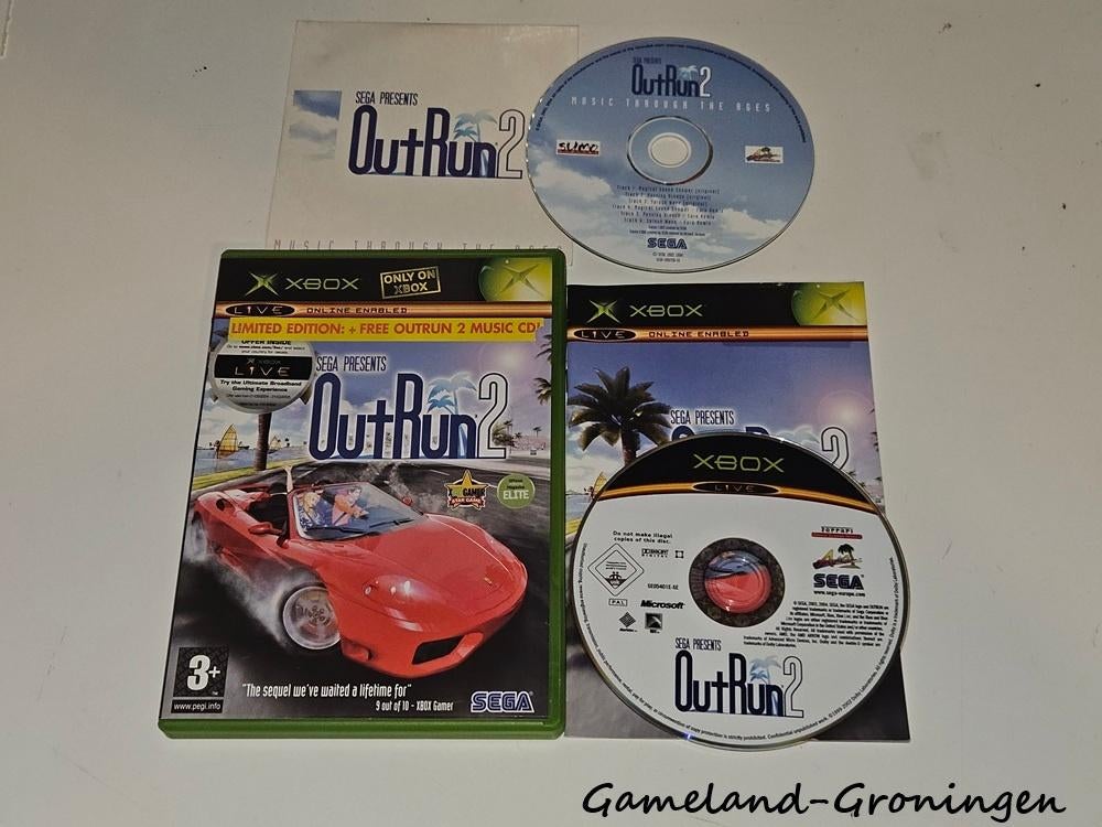 Outrun 2 met Music CD (Xbox), Spelcomputers en Games, Gebruikt, -, -, 1 speler