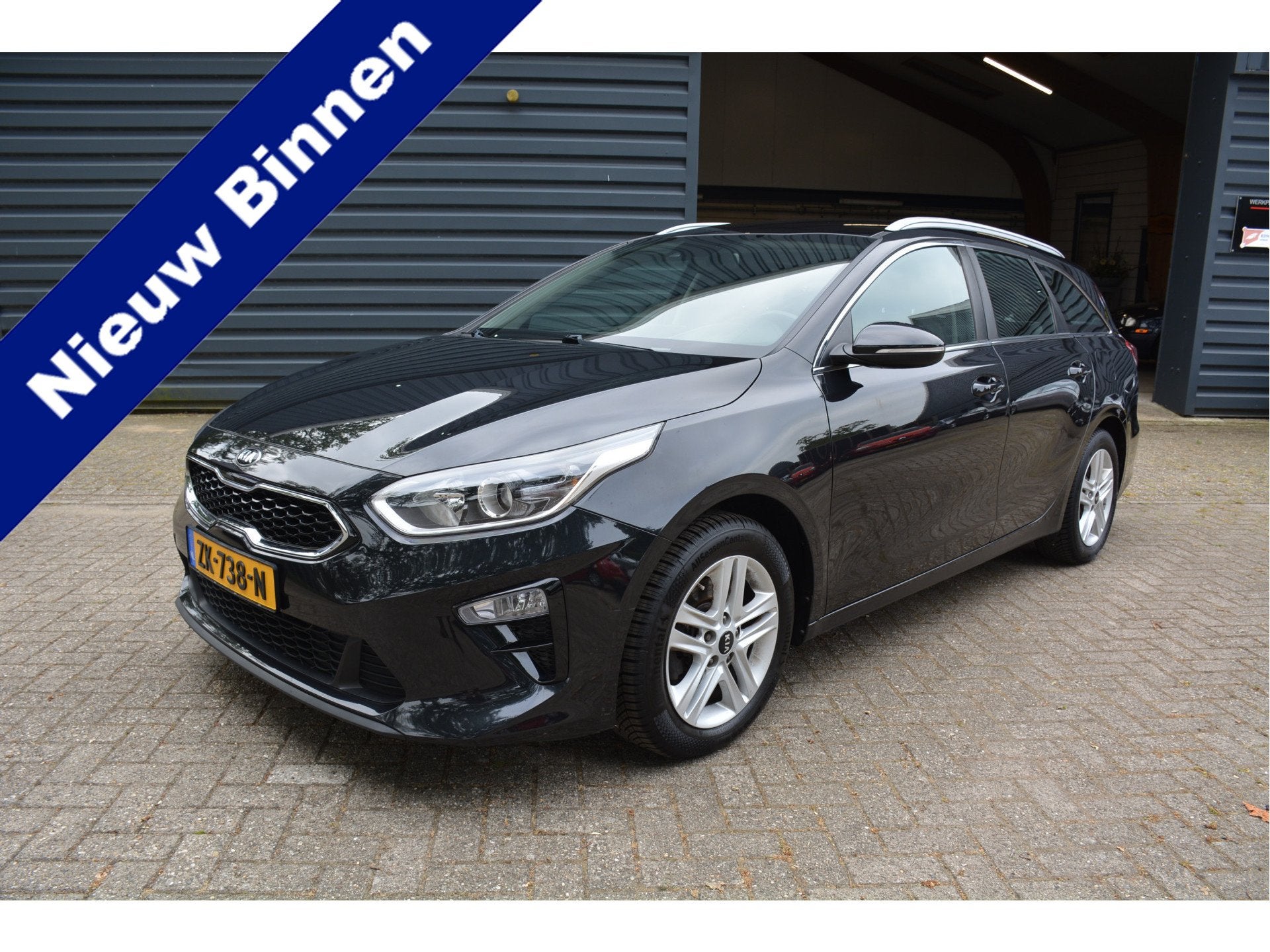 Kia Ceed Sportswagon 1.0 T-GDi DynamicLine Navi Clima Cruise, Auto's, Voorwielaandrijving, Stof, Gebruikt, Zwart
