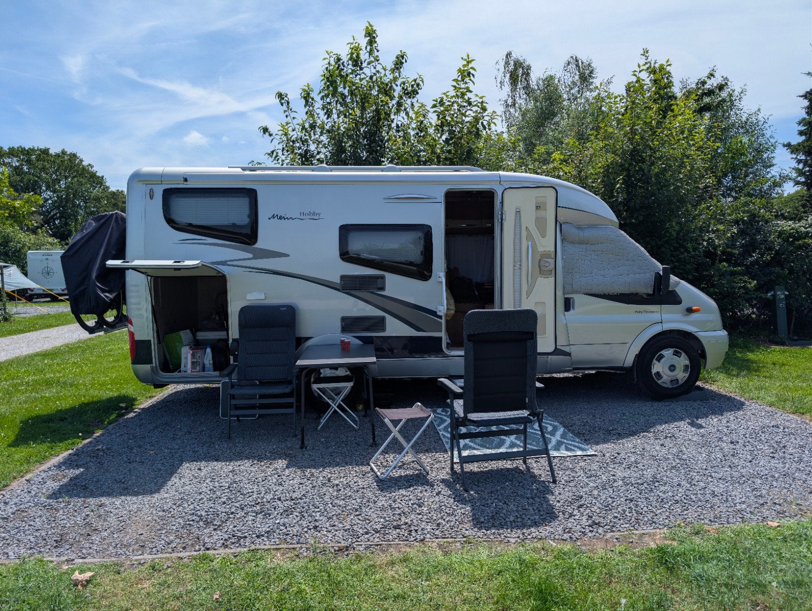 Hobby  Van Exclusive Camper 73.800 km N.A.P, Hobby, Particulier, Half-integraal, Tot en met 4