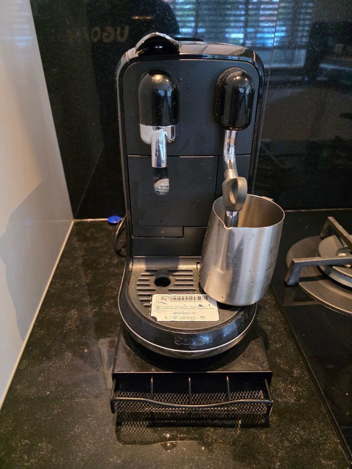 Nespresso Magimix Inissia koffiemachine - Zwart, Witgoed en Apparatuur, Ophalen, Gebruikt, Espresso apparaat, 1 kopje