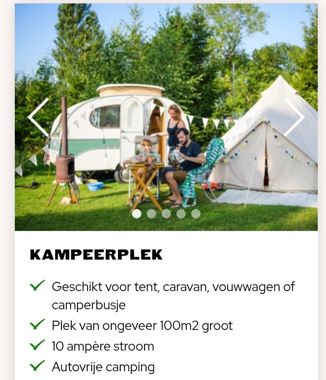 week kamperen Kallumaan Netl zo 26 juli, Tickets en Kaartjes, Evenementen en Festivals, Twee personen
