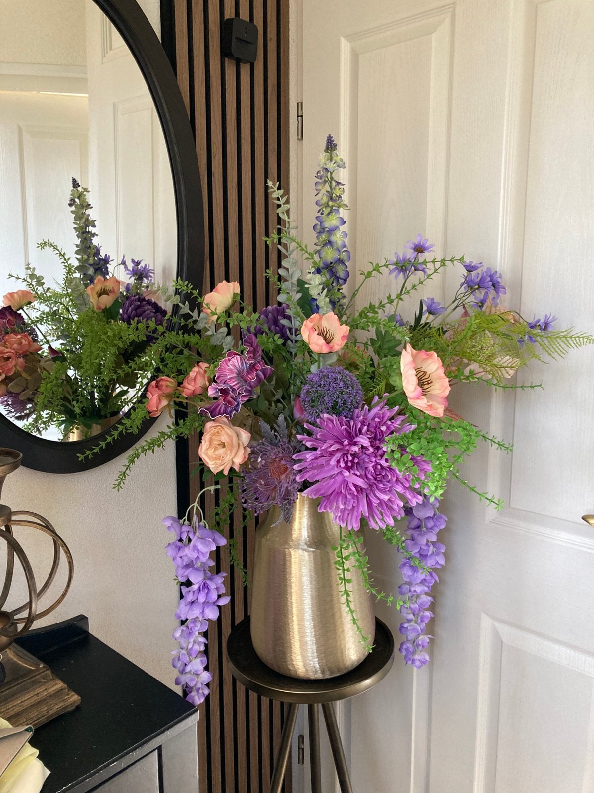 Prachtige Zijden bloemen in vaas Set Compleet, Ophalen of Verzenden, Nieuw