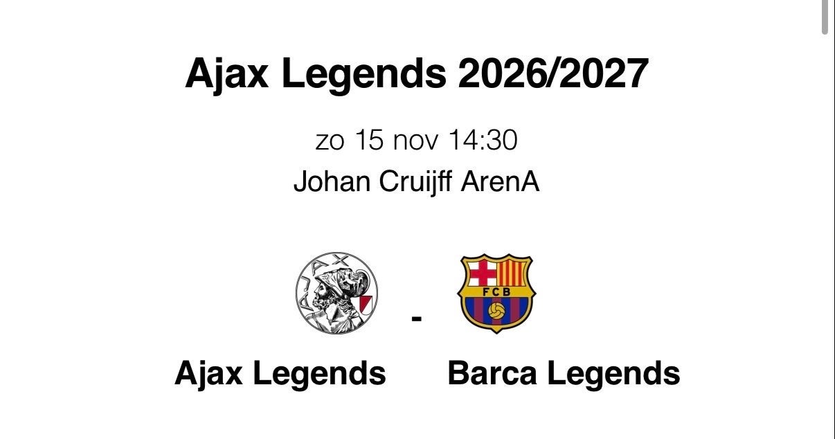 Ajax barca legends f side