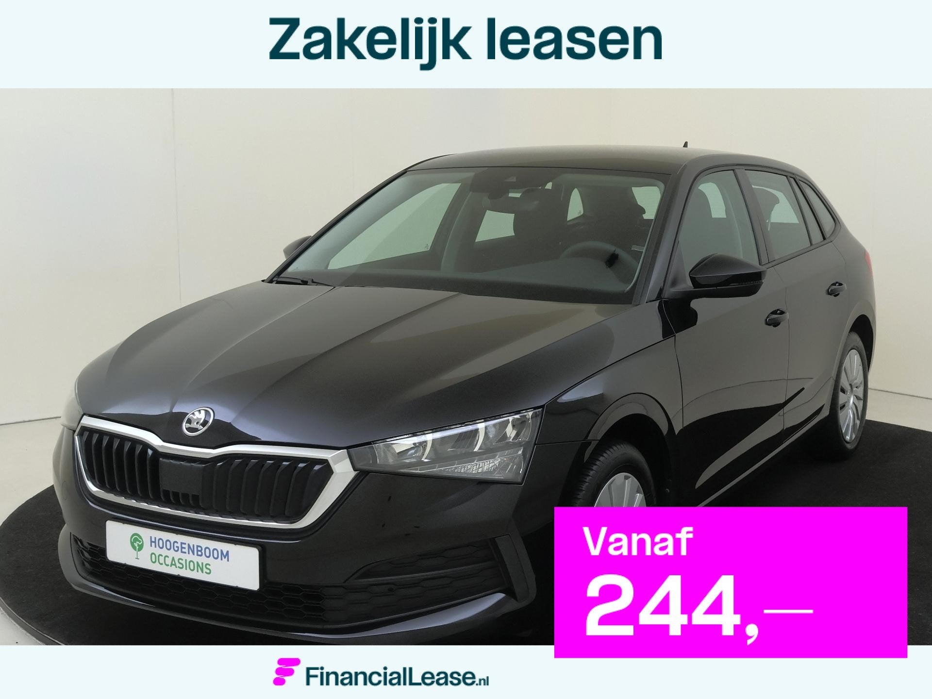 Skoda Scala 1.0 TSI Active | Lane assist | Airco | Front ass, Voorwielaandrijving, 95 pk, Zwart, Origineel Nederlands