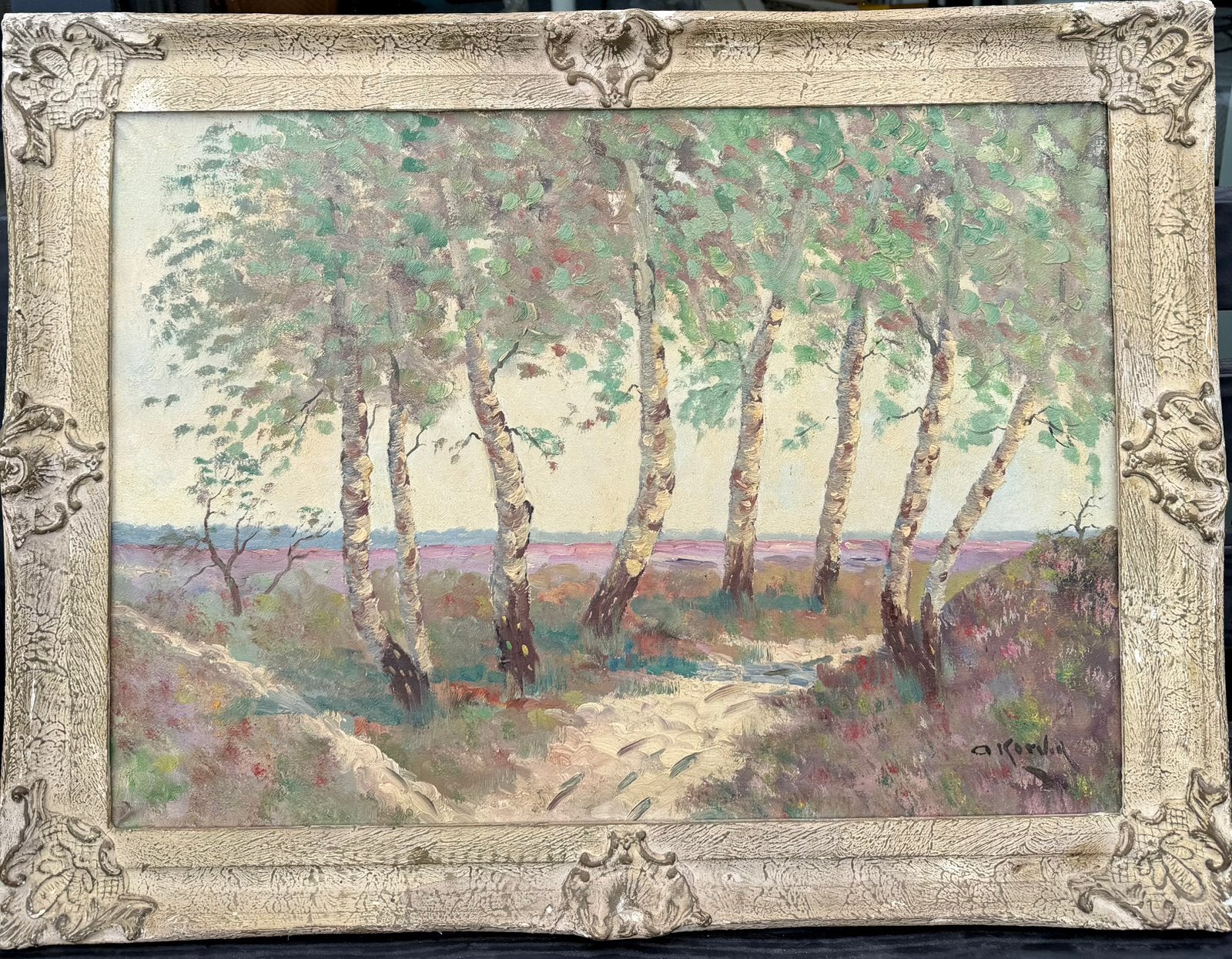 A. Korver - berken, Ophalen