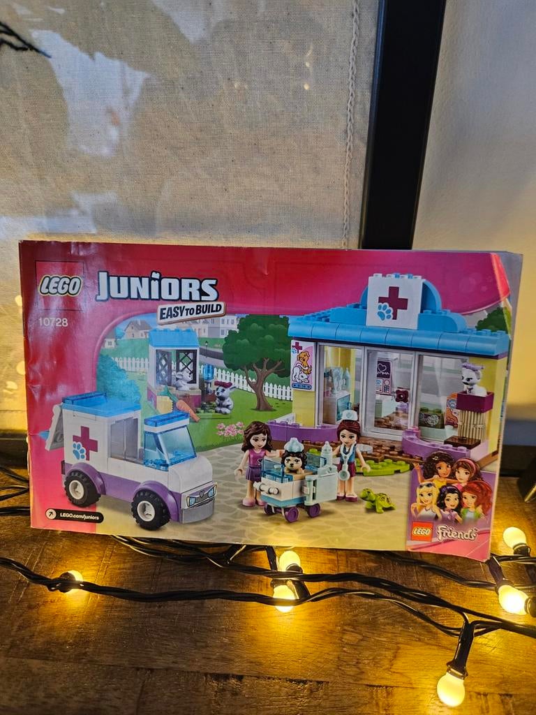 LEGO Juniors Dierenkliniek 10728 - Compleet met doos, Ophalen of Verzenden, Gebruikt, Overige merken