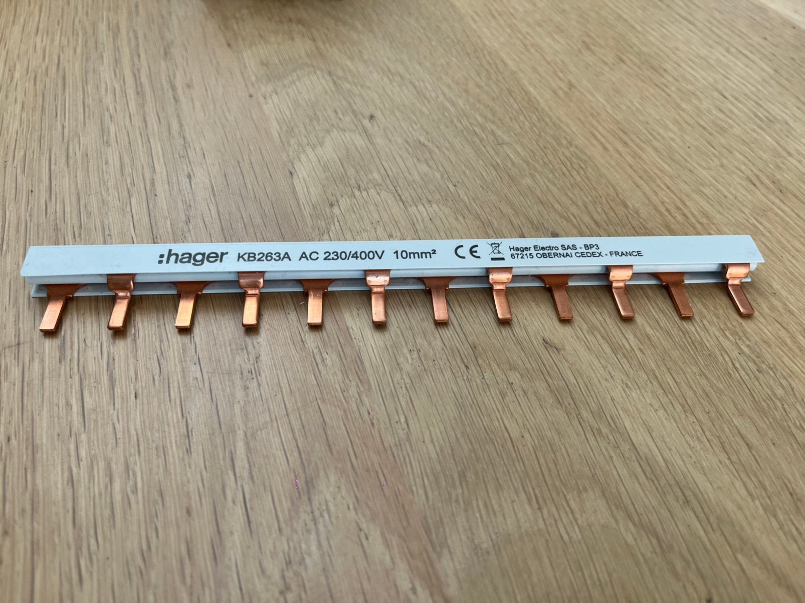 Hager KB263A kamrail, Ophalen of Verzenden, Zo goed als nieuw