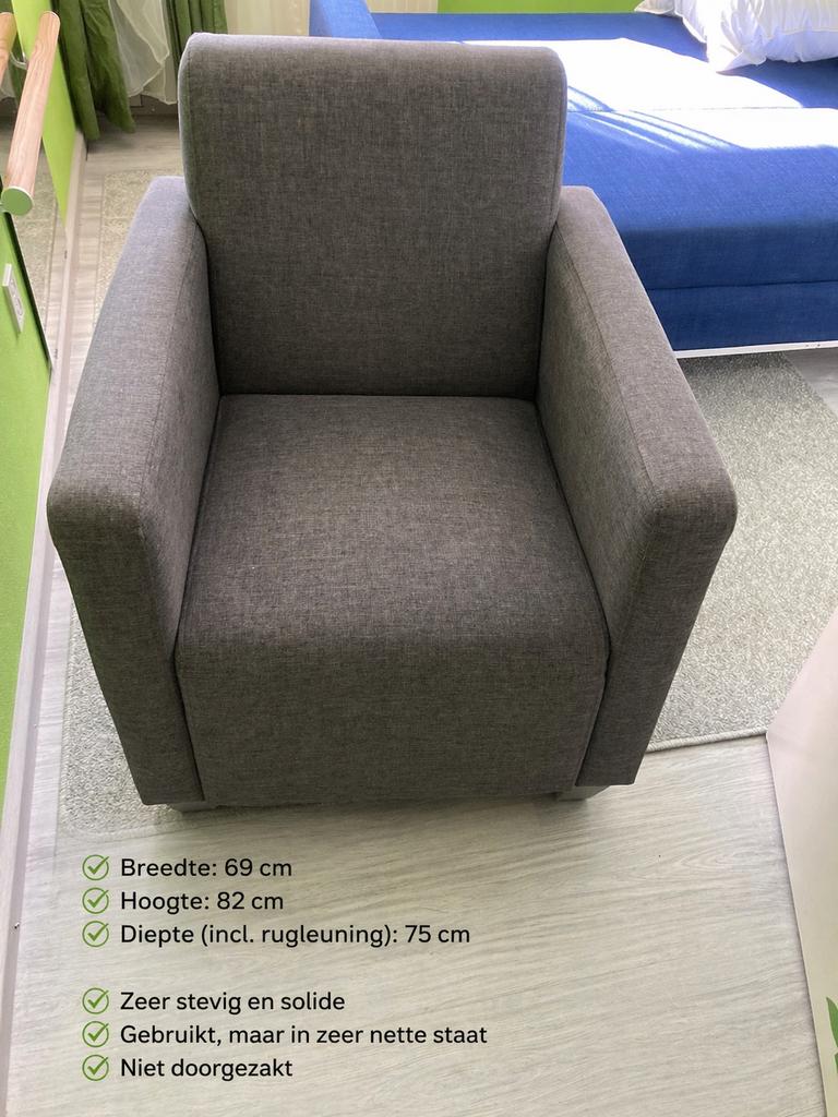 Stijlvolle en comfortabele fauteuil te koop!, Ophalen, Eenpersoons, 75 tot 100 cm, Zo goed als nieuw