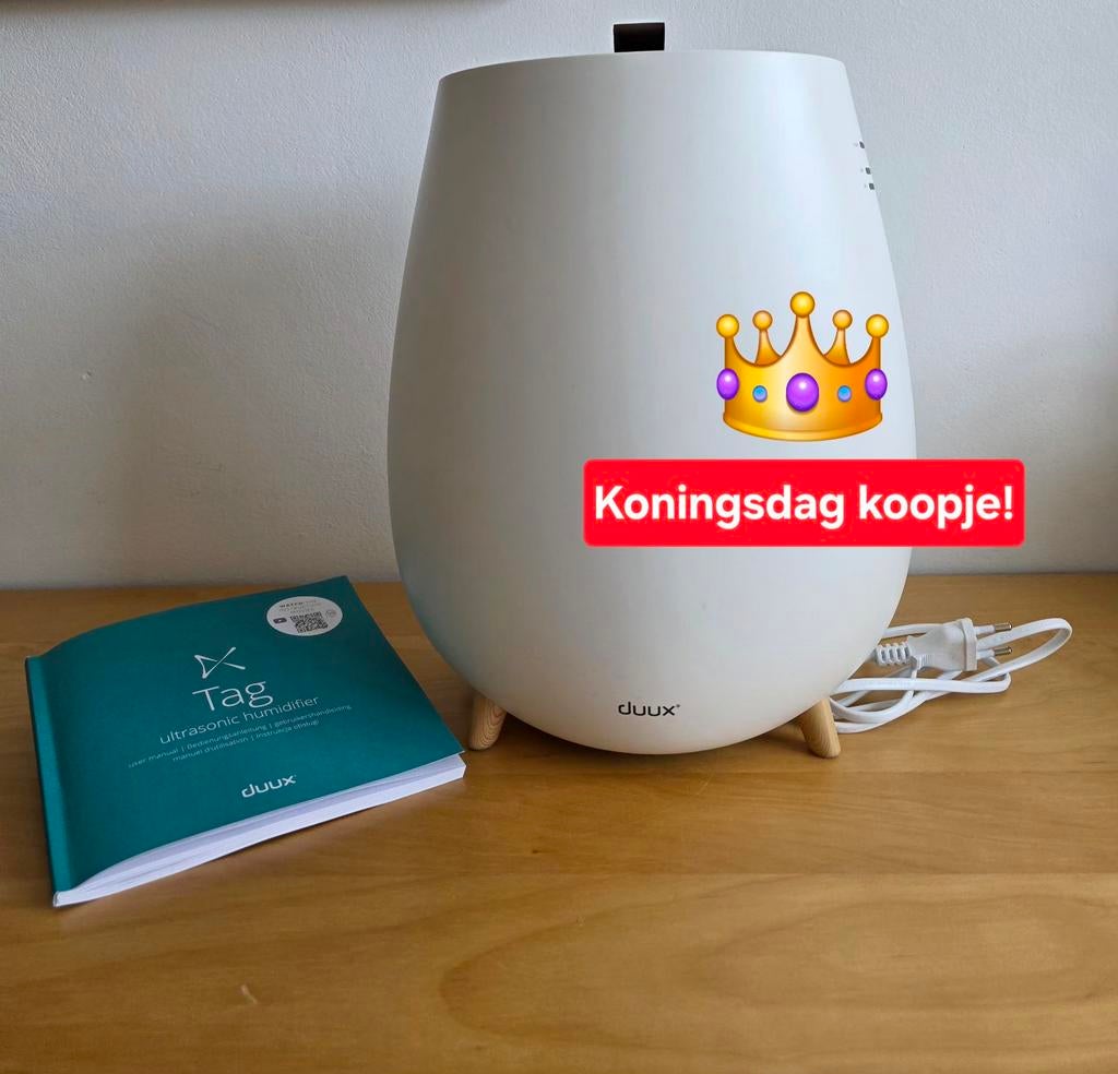 DUUX Luchtbevochtiger humidifier, Ophalen, Zo goed als nieuw