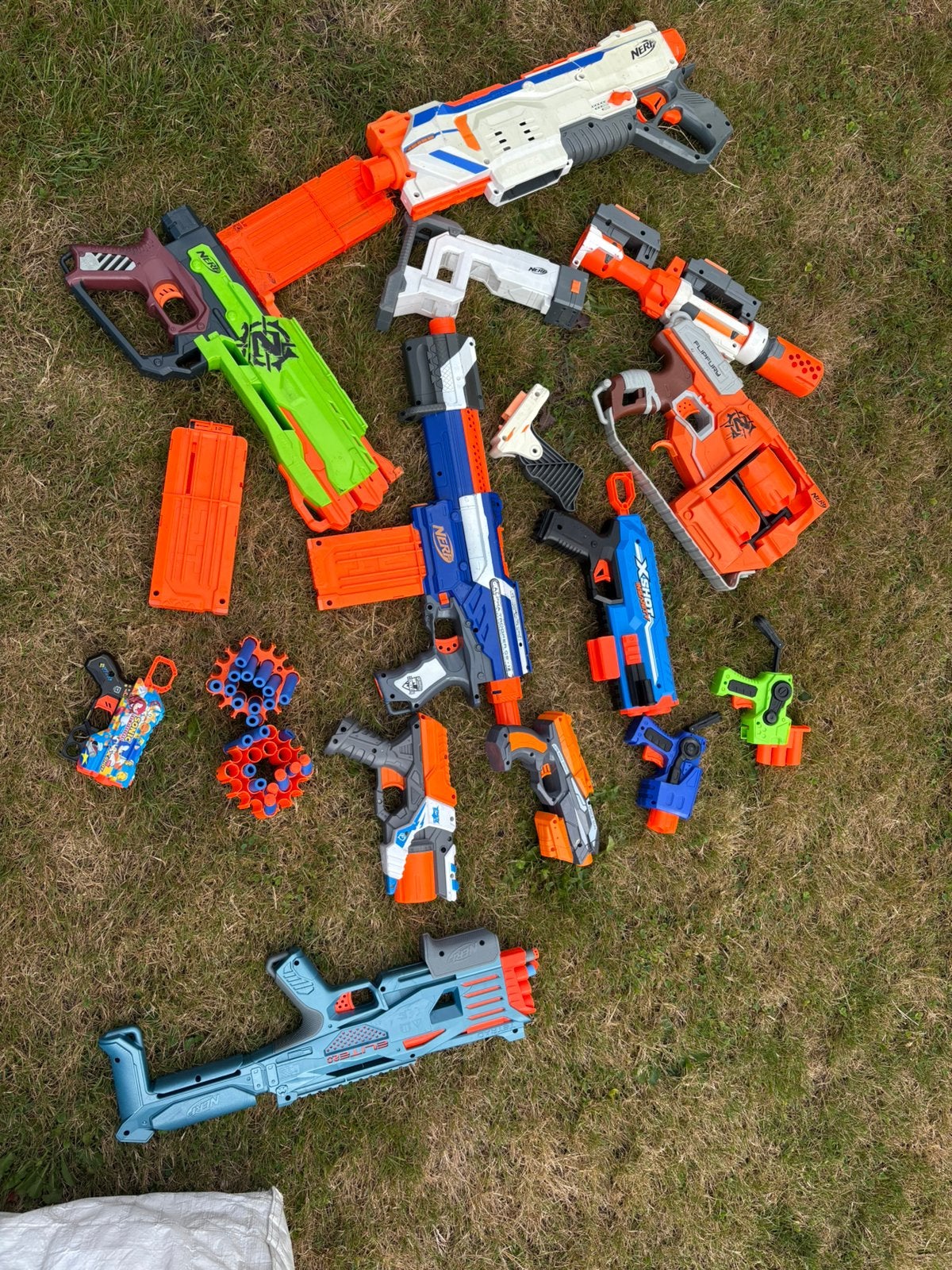 nerf speelgoed geweer, Ophalen, Gebruikt