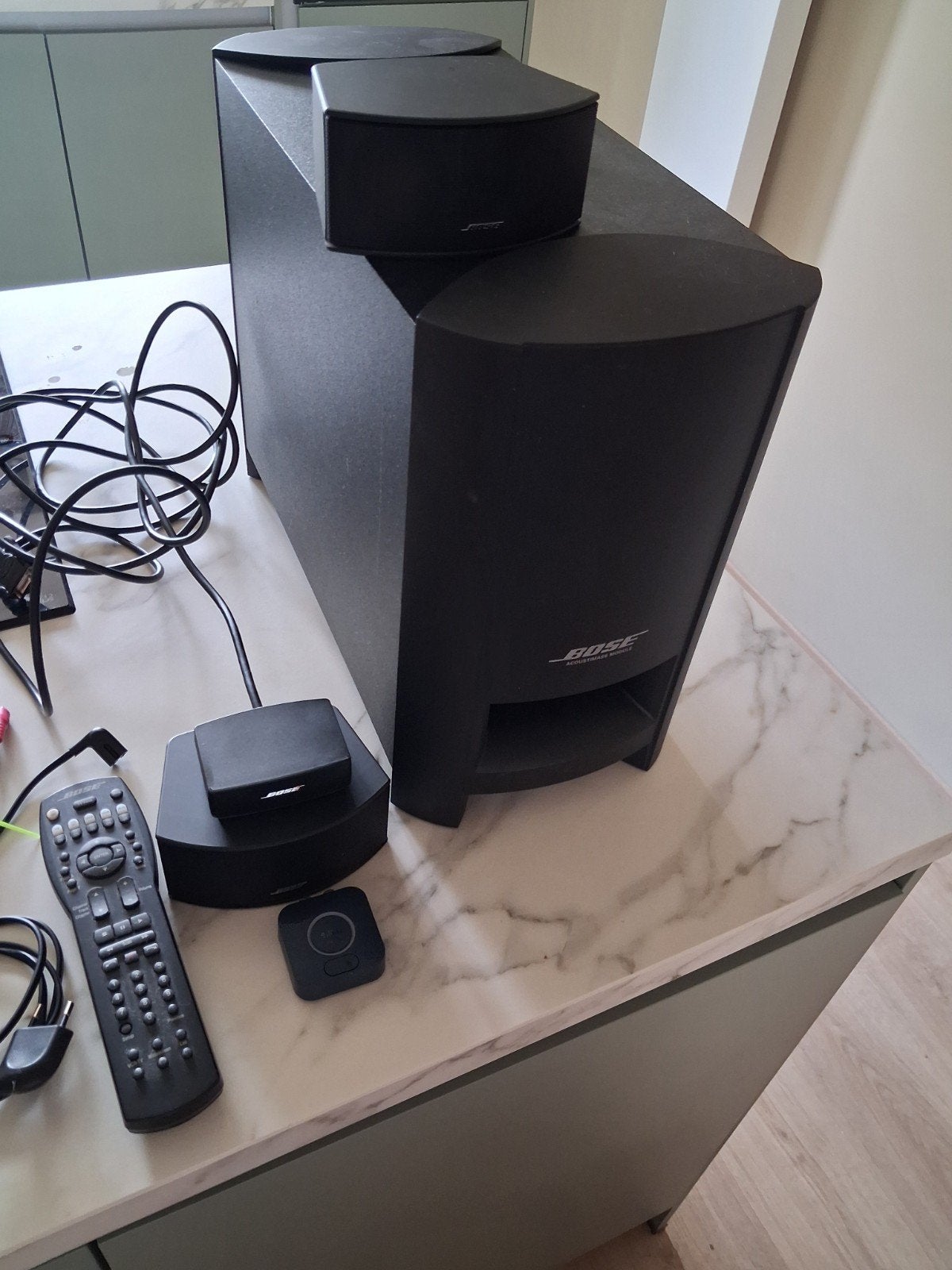 Bose CineMate GS Series II Home Theater Systeem, Gebruikt, 2.1-systeem, 70 watt of meer, Overige spelers