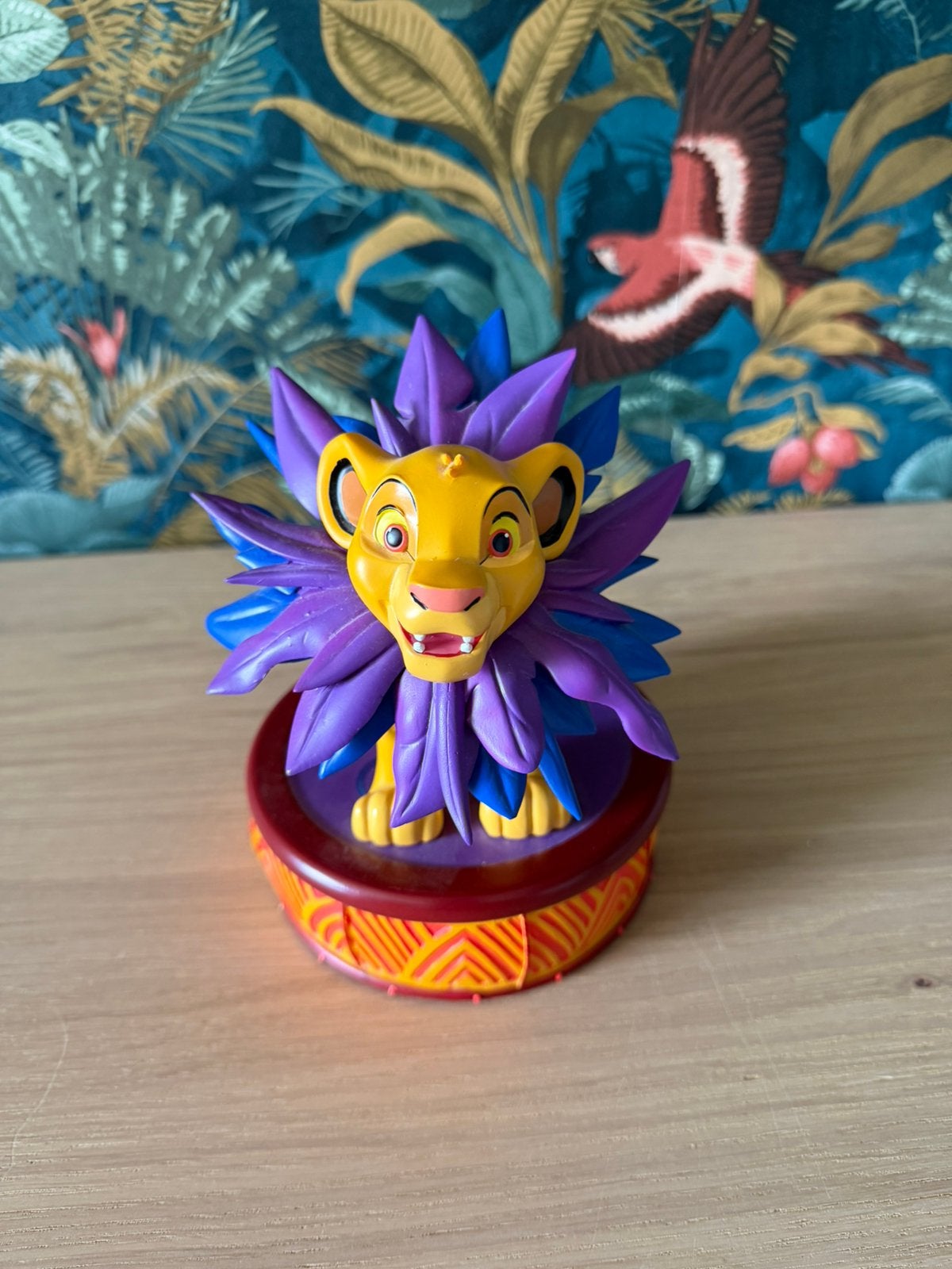 Disney The lion king Simba figuur, Ophalen of Verzenden, Leeuwenkoning of Jungle Boek, Zo goed als nieuw, Beeldje of Figuurtje