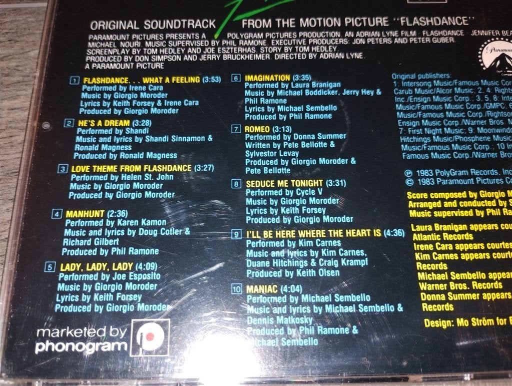 Flashdance - Music From The Motion Picture, Ophalen of Verzenden, Zo goed als nieuw