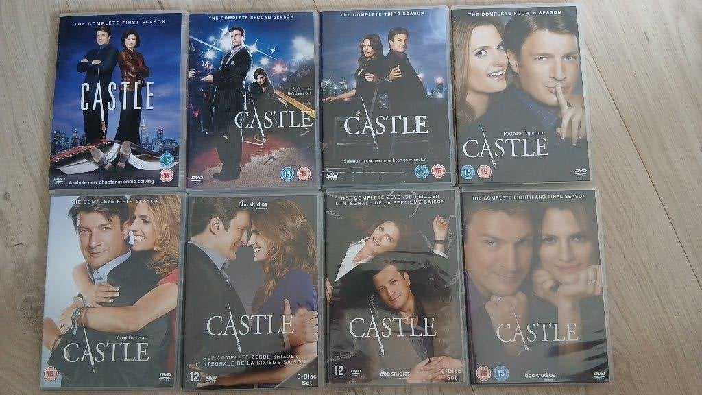 CASTLE, alle seizoenen (1 t/m 8) DVD, Cd's en Dvd's, Gebruikt, Misdaad, Ophalen of Verzenden, Seizoen 6