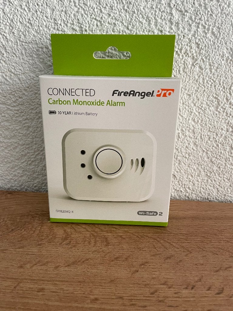 FireAngel Carbon Monoxide Alarm melder NIEUW, Doe-het-zelf en Verbouw, Alarmsystemen, Ophalen, Detector, Sensor of Melder, Nieuw