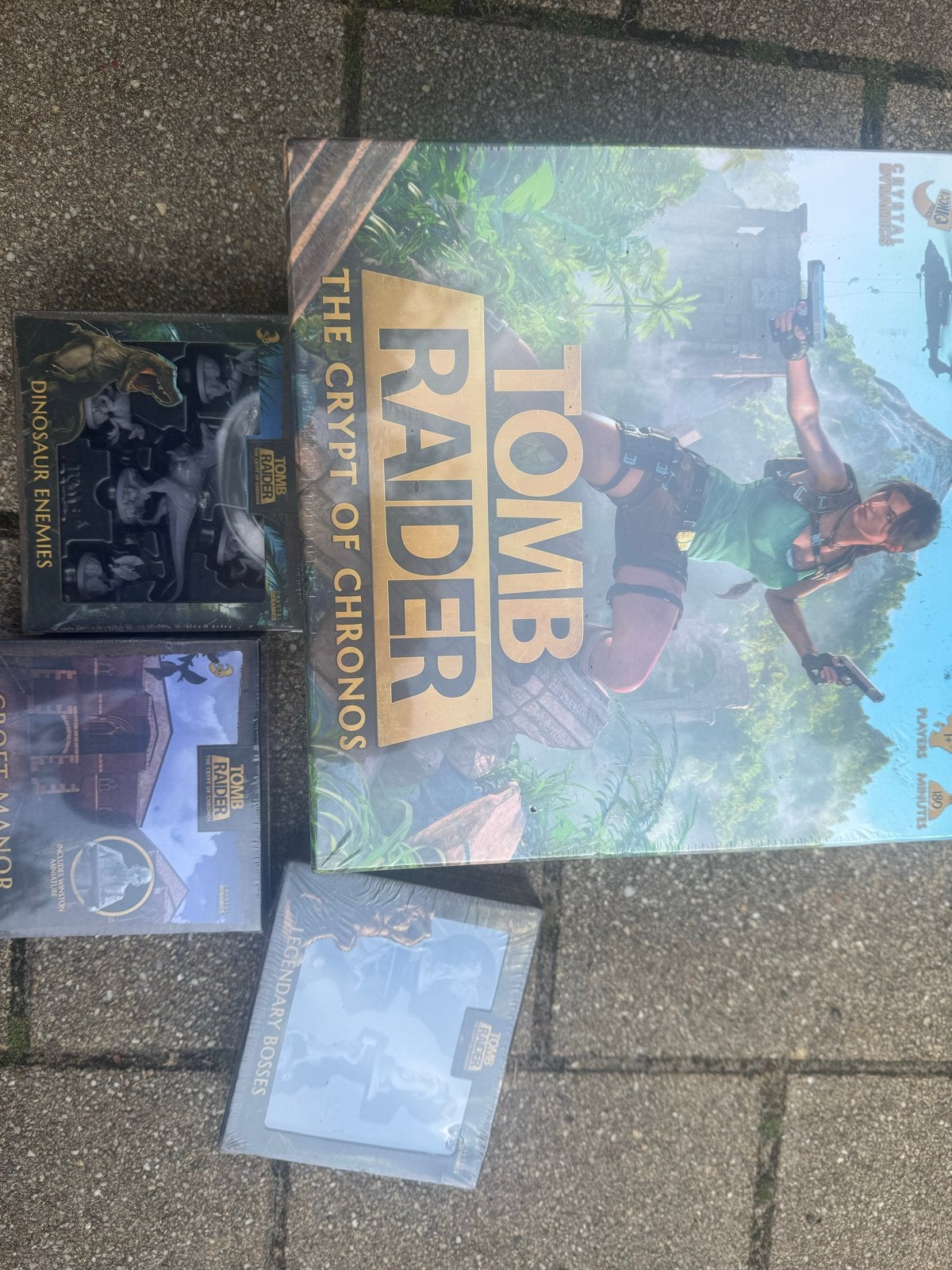 Tomb Raider: The Crypt of Chronos Bordspel + Uitbreidingen, Hobby en Vrije tijd, Gezelschapsspellen | Bordspellen, Een of twee spelers