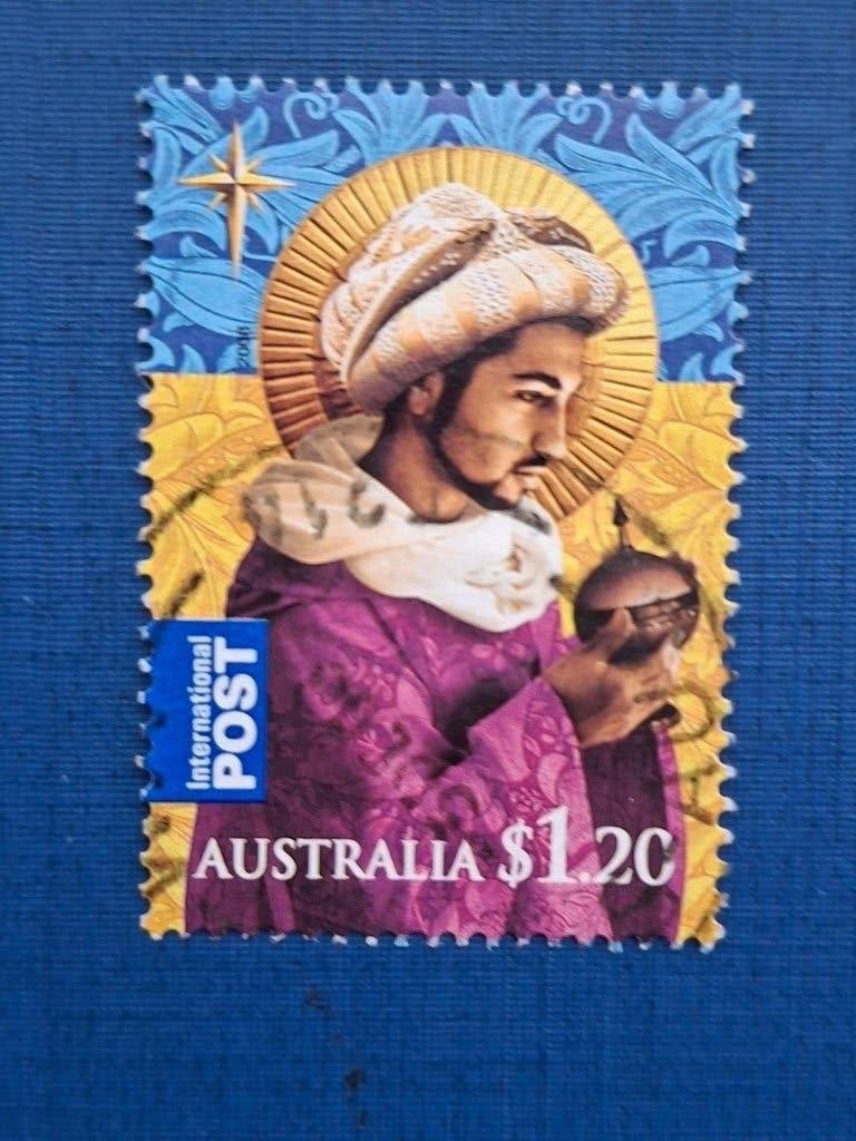Postzegel Australie 2008 Kerstzegel 18-08, Ophalen of Verzenden, Gestempeld