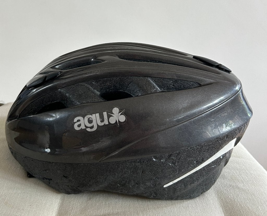 Agu fietshelm 52-58 cm, Gebruikt, M, Ophalen of Verzenden, Heer of Dame