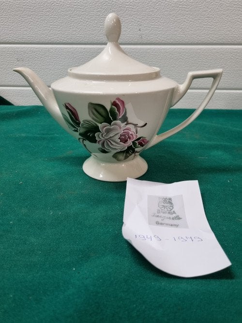 -	Theepot bloemen, Ophalen of Verzenden
