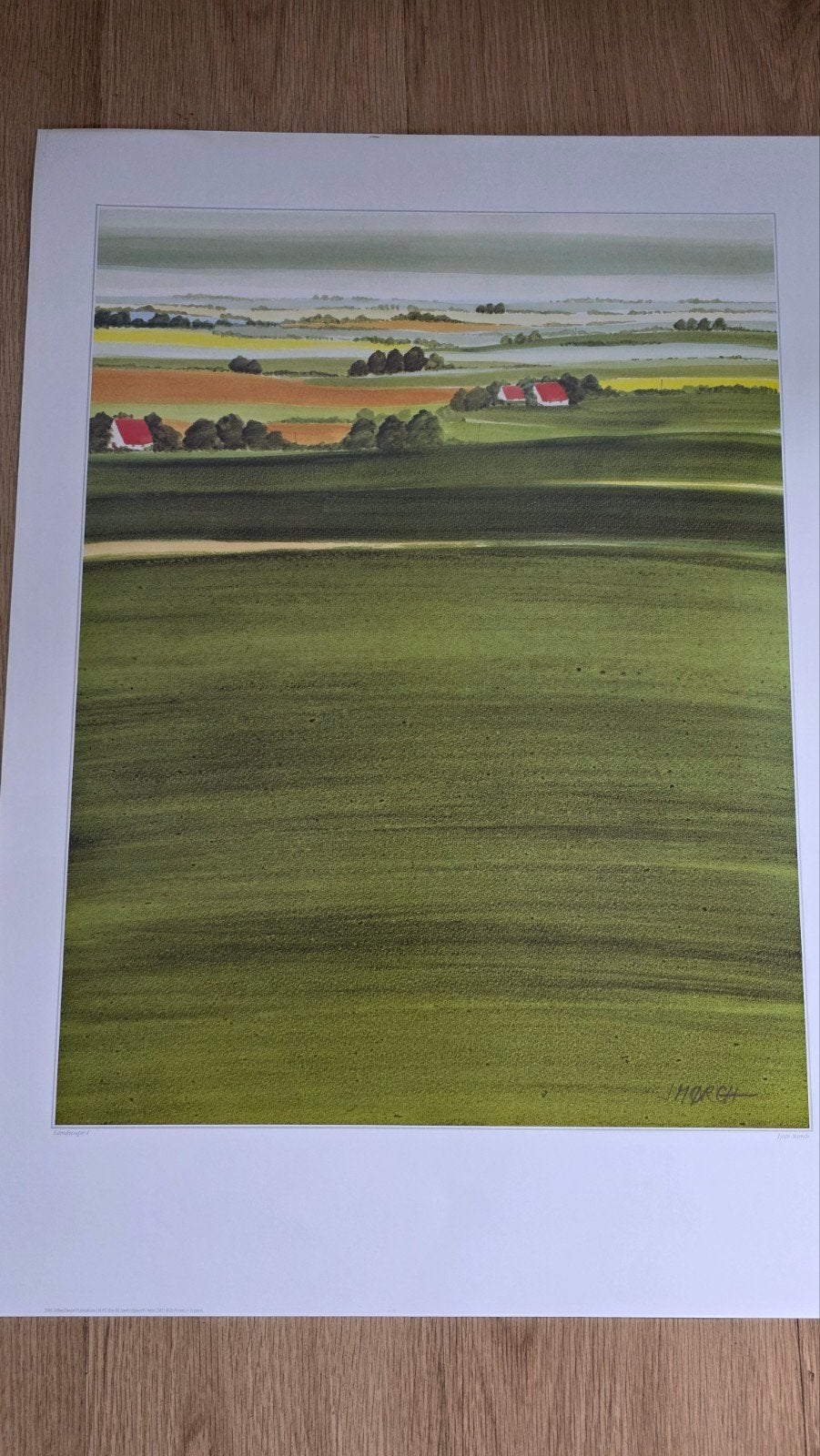 Landschap 7 - Lytte Morch - Kunstprint, Ophalen of Verzenden
