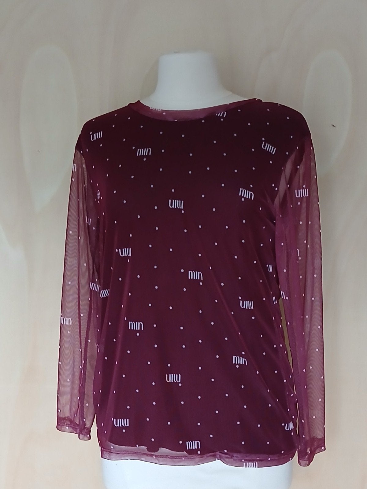 Nieuw top, bordeaux, Kleding | Dames, Maat 38/40 (M), Nieuw, Ophalen of Verzenden, Lange mouw