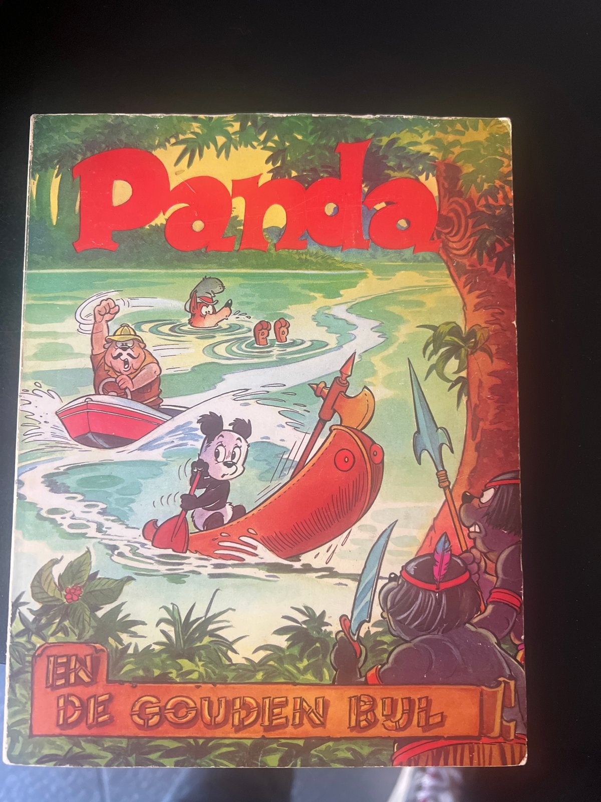 Panda en de Gouden Bijl - Stripboek marten toonder, Eén stripboek, Ophalen of Verzenden, Zo goed als nieuw