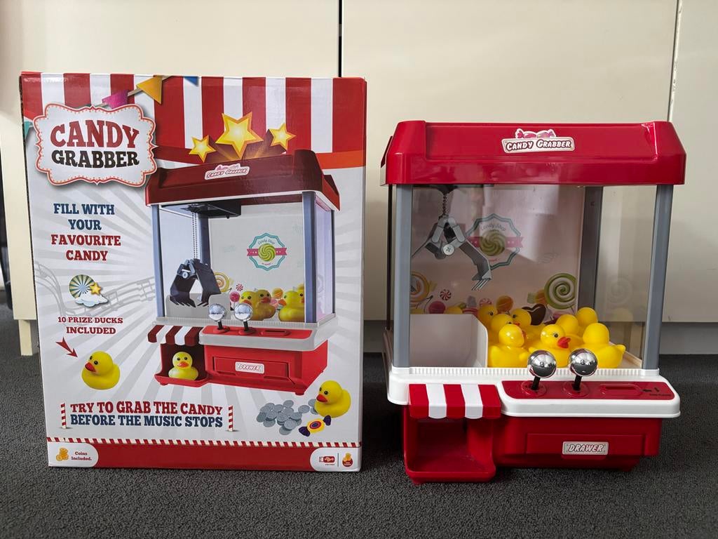 Candy Grabber grijpautomaat, vending, speelautomaat kermis, Ophalen of Verzenden, Zo goed als nieuw, Jongen of Meisje