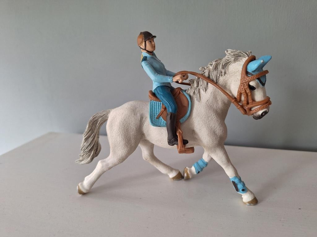 Schleich paard met ruiter, Ophalen of Verzenden, Zo goed als nieuw, Paard, Beeldje of Figuurtje