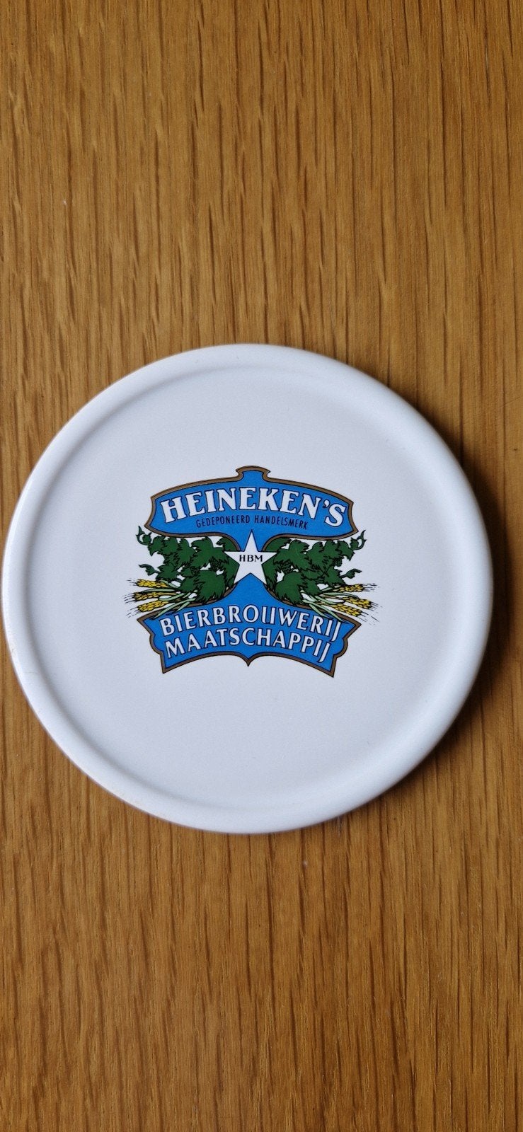 Heineken viltje - Bierbrouwerij Maatschappij, Ophalen of Verzenden, Zo goed als nieuw, Viltje(s), Heineken