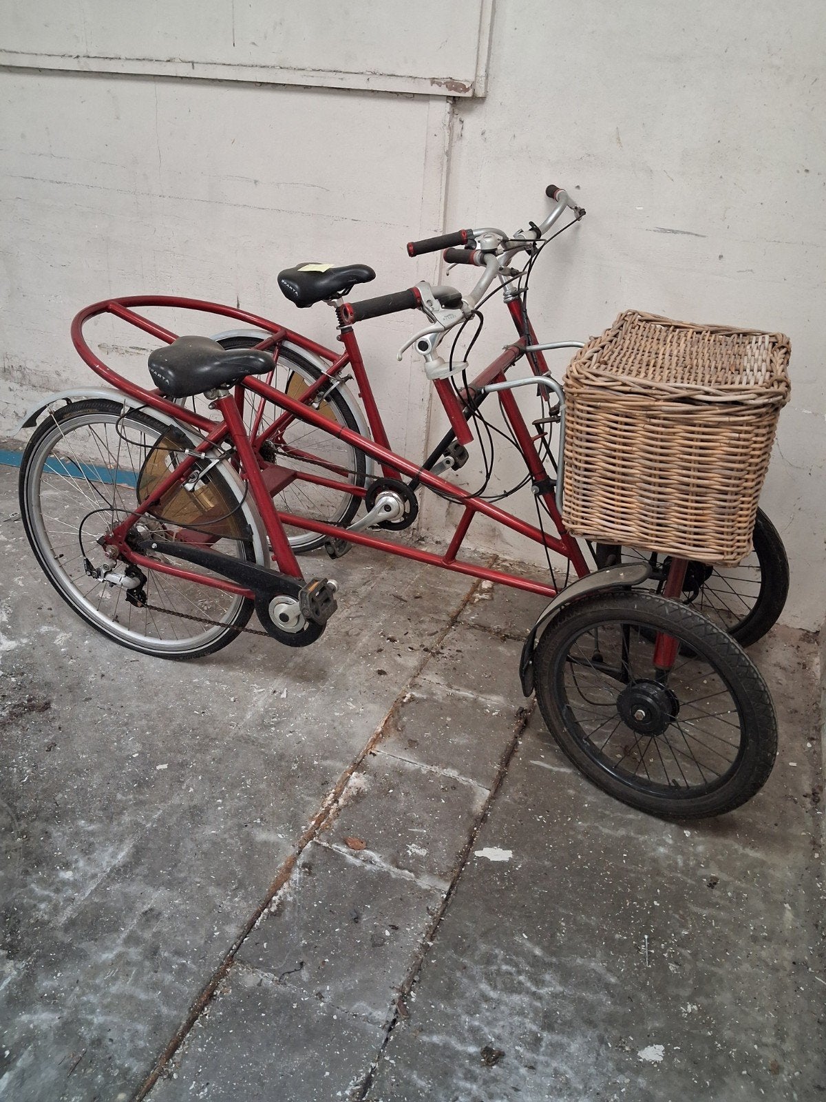 Duo fiets, Ophalen, Zo goed als nieuw, Velgrem, Zelfbouw