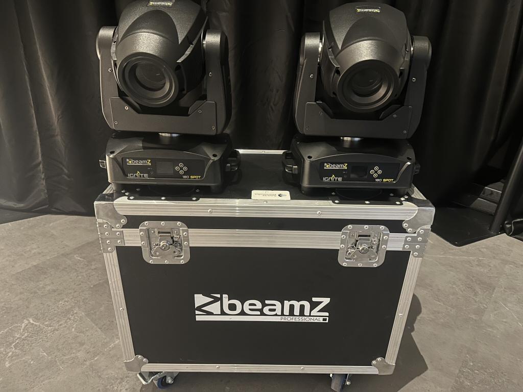 2x 180 watt spot movinghead in case, Ophalen, Zo goed als nieuw, Licht, Geluidgestuurd