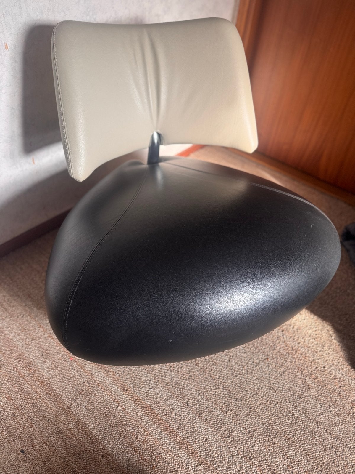 Leolux Pallone Nieuwstraat design fauteuil 2 stuks, Ophalen, Twee, Zwart, Leer