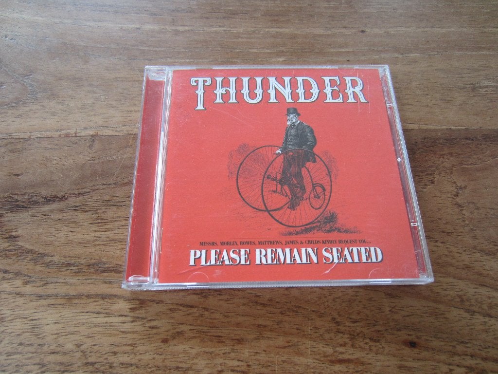 Thunder - Please remain seated 2CD, Ophalen of Verzenden, Zo goed als nieuw