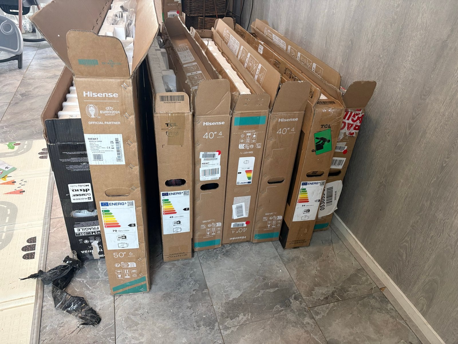 8 Nieuwe TV's met kapot scherm (onderdelen/reparatie), Audio, Tv en Foto, 4k (UHD), Smart TV, Ophalen, Overige merken