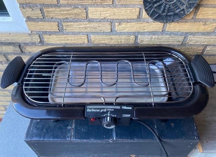 Elektrische BBQ Tristar Barbecue Grill Deluxe 2200W, Ophalen, Gebruikt