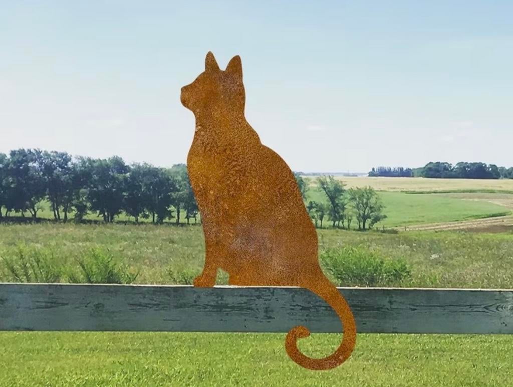 Roestige tuinsteker kat, Tuin en Terras, Ophalen of Verzenden, Nieuw