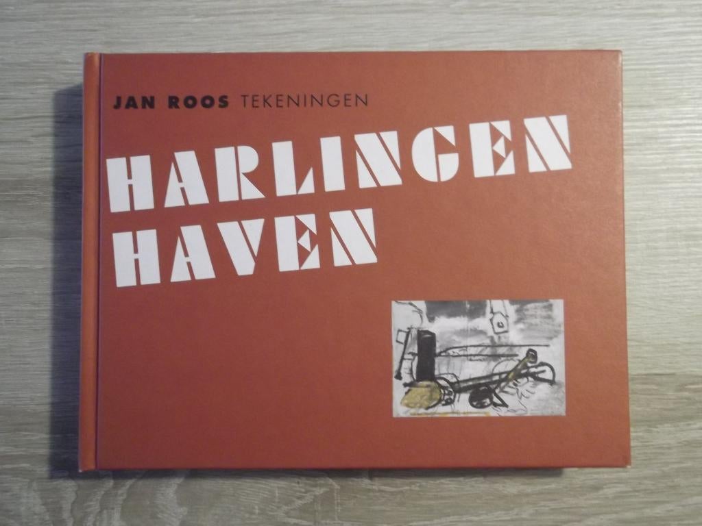 Jan Roos. Tekeningen. Harlingen Haven. Harns. Friesland., Verzenden, Zo goed als nieuw, Zie beschrijving, Schilder- en Tekenkunst